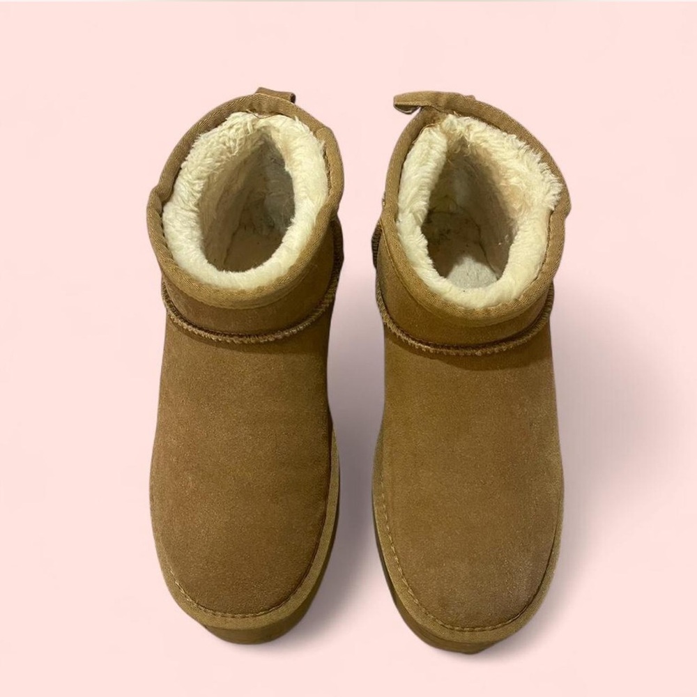 Platform suede Boots